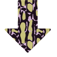 Arrow Aca Sticker by Vichka