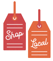 hellosocialco social media shop small focus on local Sticker