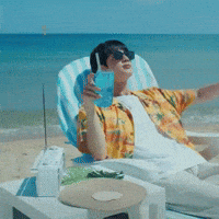 Jin Bts Beach GIF