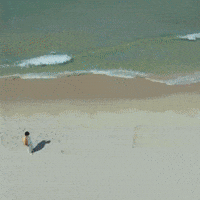 Jin Bts Beach GIF