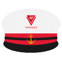 Scarletlady Sticker by Virgin Voyages