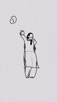 Dancing Girl Art GIF