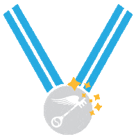 gold medal silvermedal Sticker by Art & Writing Awards