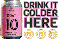 Miami Goat Sticker by 77 Sport Bar