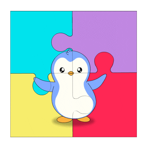Penguin Puzzle Sticker by Pudgy Penguins