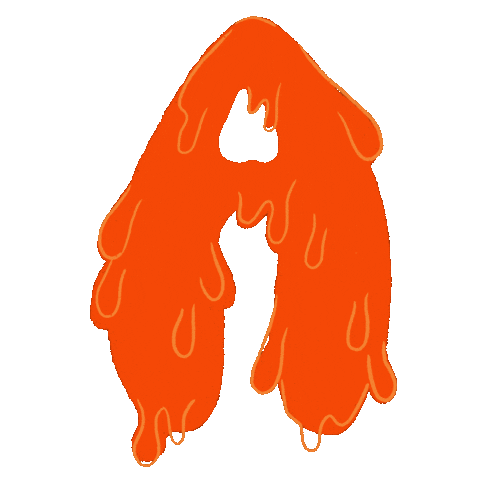 annasunnyy giphyupload cartoon illustration orange Sticker