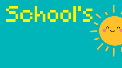 becuriouslearning giphyupload summer summer break summer vacation GIF