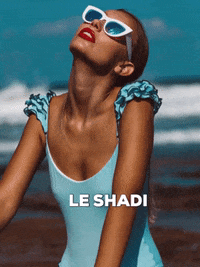 leshadi leshadi mare azzurro swimsuit GIF