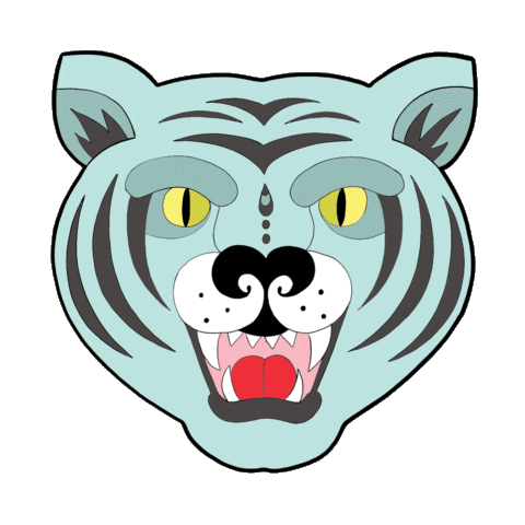 tattoo tiger Sticker