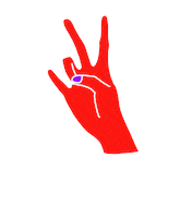 Hand Peace Sticker
