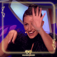 Davina Mccall GIF by The Masked Singer UK