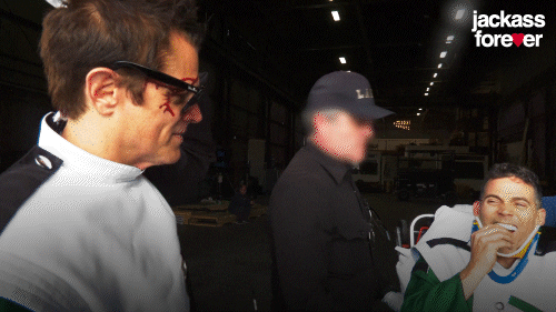 Johnny Knoxville Smile GIF by Jackass Forever