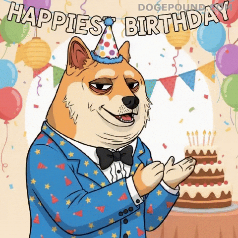 Sarcastic Happy Birthday GIF by Doge Pound