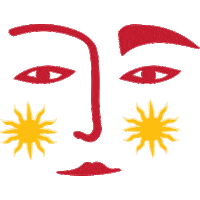 Summer Face Sticker