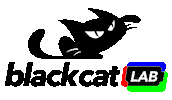 BlackCatLab cat black lab dante Sticker