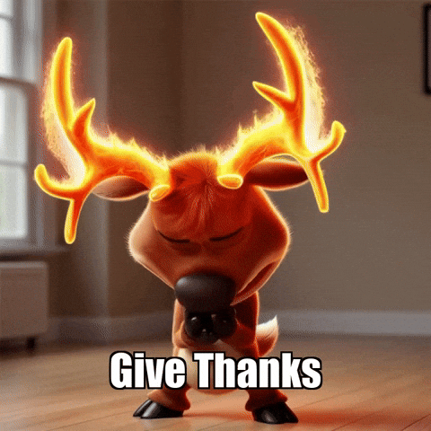 Give Thanks Gratitude GIF by elkijahspark