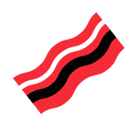 bacon lard Sticker by JVAL Openair