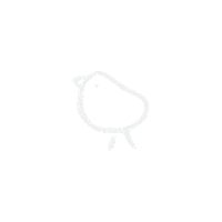 cototoc bird walking ゆるい 鳥 Sticker