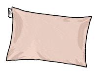 Silk Scrunchie Sticker by Slumber Glow