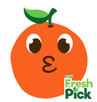Orange Sticker by Zesto Fresh Pick