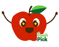 Apple Sticker by Zesto Fresh Pick