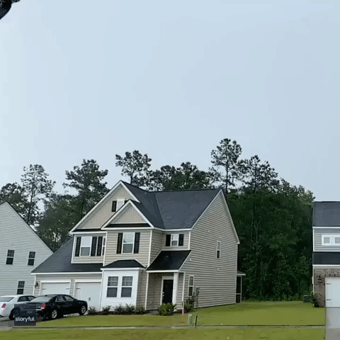 Lightning Strike Sears Tree in Summerville, South Carolina