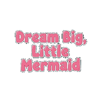 Believe Little Mermaid Sticker