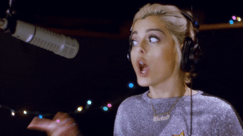 bebe rexha singing GIF by A Christmas Story Live