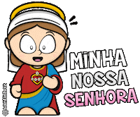 Nossa Senhora Jesus Sticker by Santinhoz