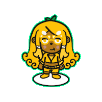 Happy Girl Sticker