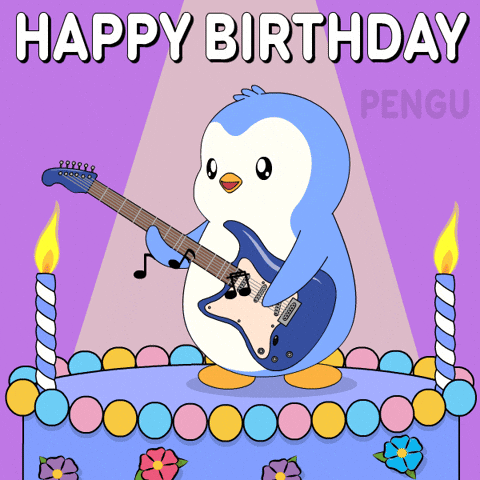 Happy Birthday GIF by Pudgy Penguins