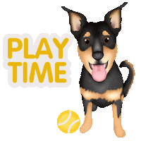 Hercules The Warrior Dog Sticker by zoopeez