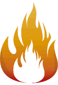 fire flame Sticker by Koiron