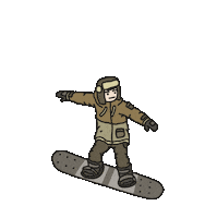 Snow Winter Sticker by BayaBaya._.club