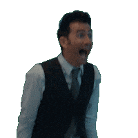 Excited Doctor Who Sticker