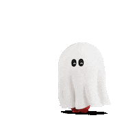 3D Ghost Sticker by belairdirect