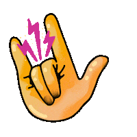 BanfieldAgency fun rock hand creative Sticker