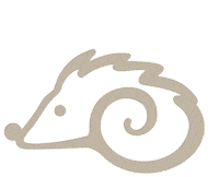 Hedgehog Fiori Sticker by Nucleo Kids