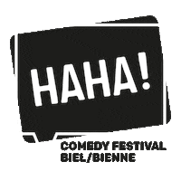 hahacomedyfestival comedy Biel bienne comedyfestival Sticker