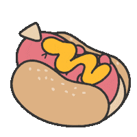 Hotdog Sticker