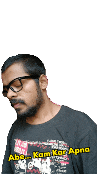 LakdawalaOfficial angry dhruv mind your own business lakdawala Sticker