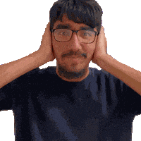 Mocking Hear No Evil Sticker