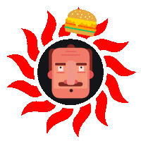 Oporto_Australia chicken delivery burger chilli Sticker