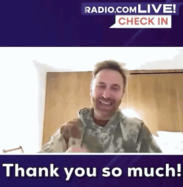 David Guetta Thank You GIF by Audacy