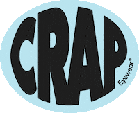 Aqua Sticker by CRAP Eyewear