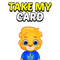 Take It Credit Card Sticker by Lucas and Friends by RV AppStudios