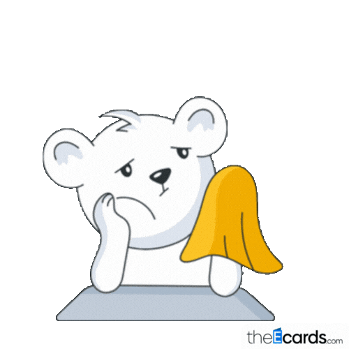 Sad Sadness Sticker by TheEcards.com