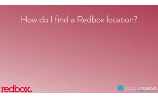 Faq Redbox GIF by Coupon Cause