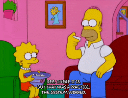 tossing homer simpson GIF