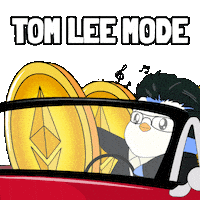 Tom Lee Money Sticker by Pudgy Penguins